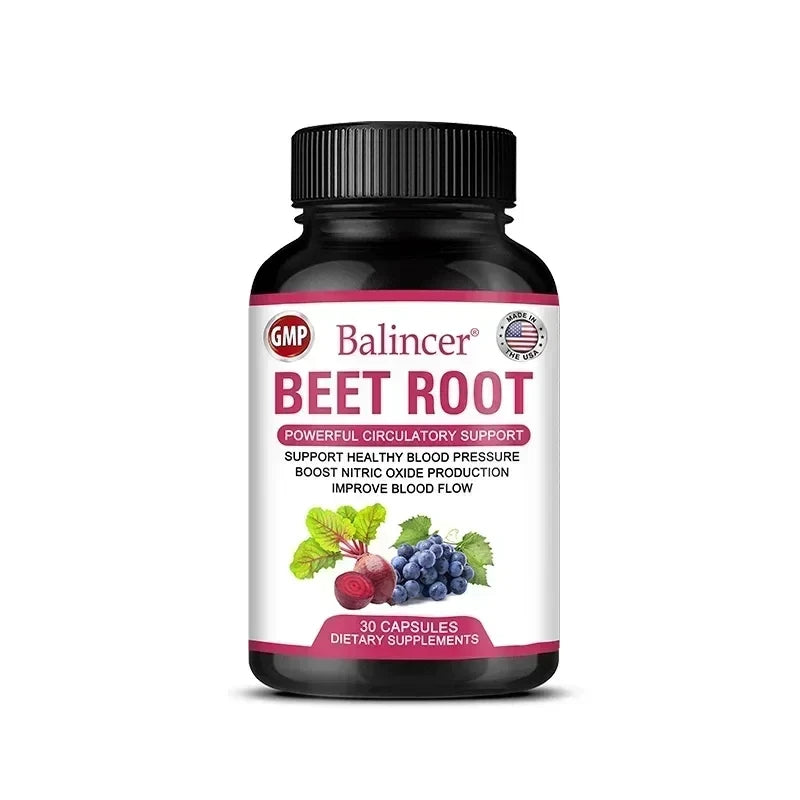 Organic Beetroot Extract Circulation Capsules