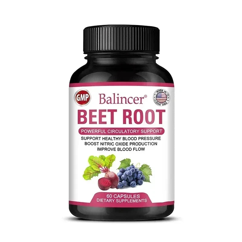 Organic Beetroot Extract Circulation Capsules