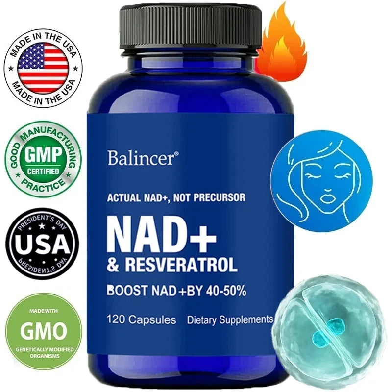 NAD Plus Supplement with Resveratrol