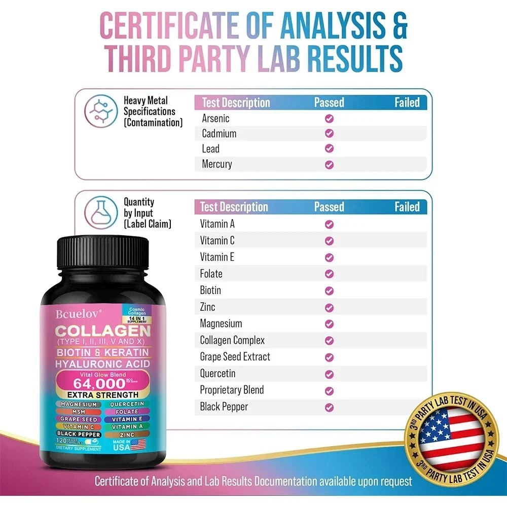 Collagen Biotin Keratin Supplement