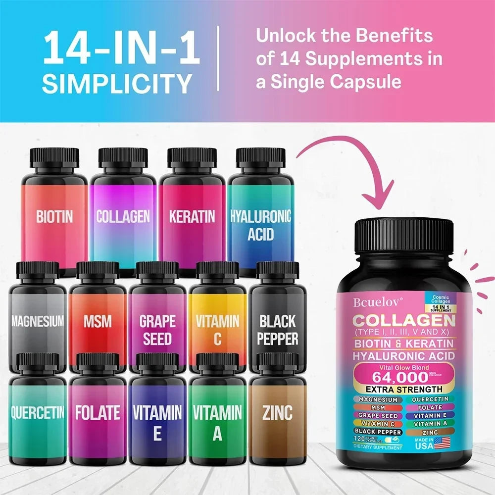 Collagen Biotin Keratin Supplement