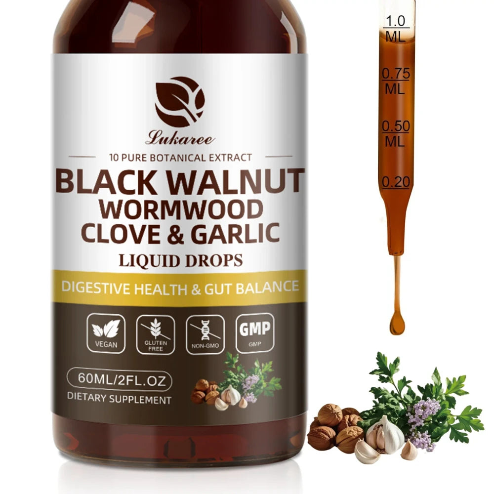Black Walnut Wormwood Digestive Support Drops